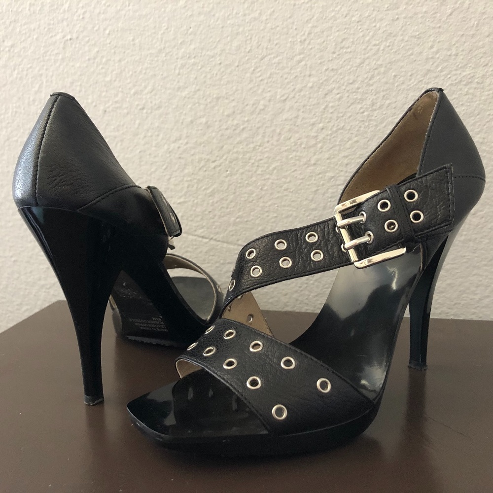 Michael Kors Black Grommet Heels